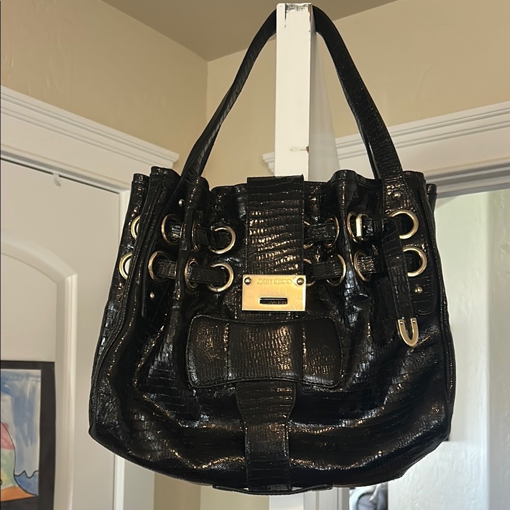Jimmy Choo Black Tote Bag